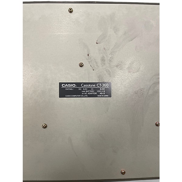 Used Casio CT360 Portable Keyboard