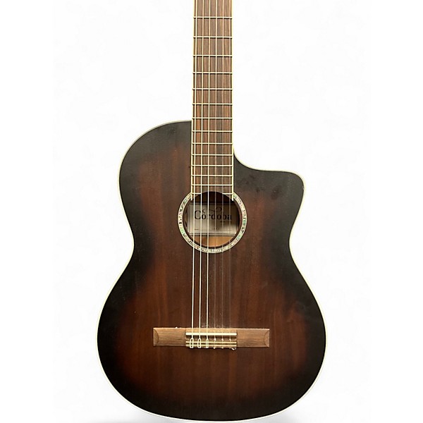 Used Cordoba C4 CE BLACK Classical Acoustic Electric Guitar