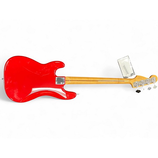 Used Fender Vintera 50s Precision Bass Red Electric Bass Guitar