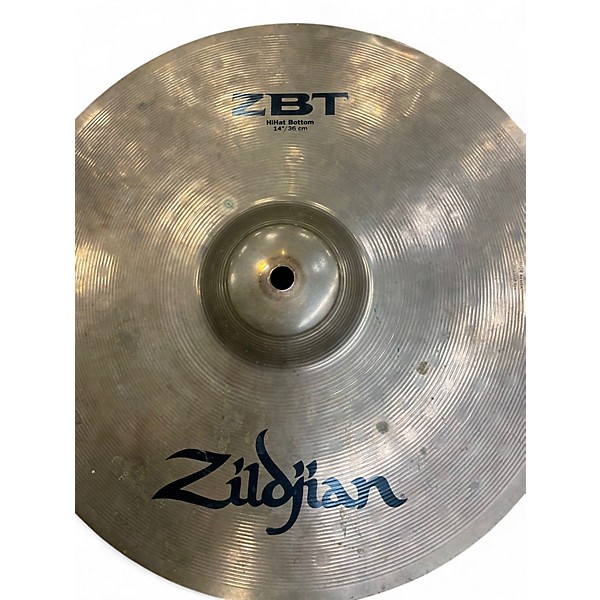 Used Zildjian 14in ZBT Hi Hat Pair Cymbal