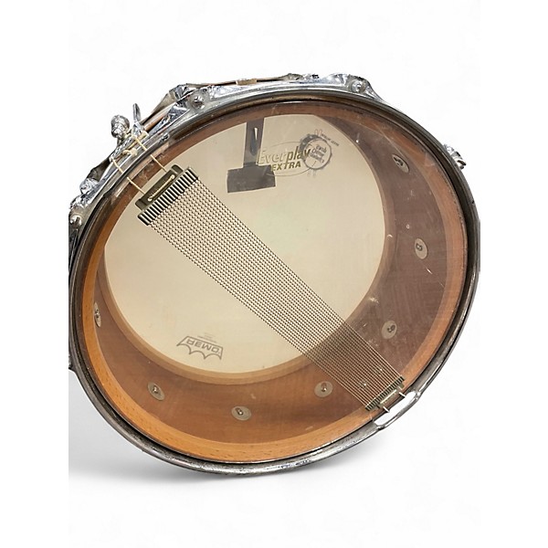 Used Premier 14X5.5 1970s Hi-Fi Mahogany Vintage Natural Drum