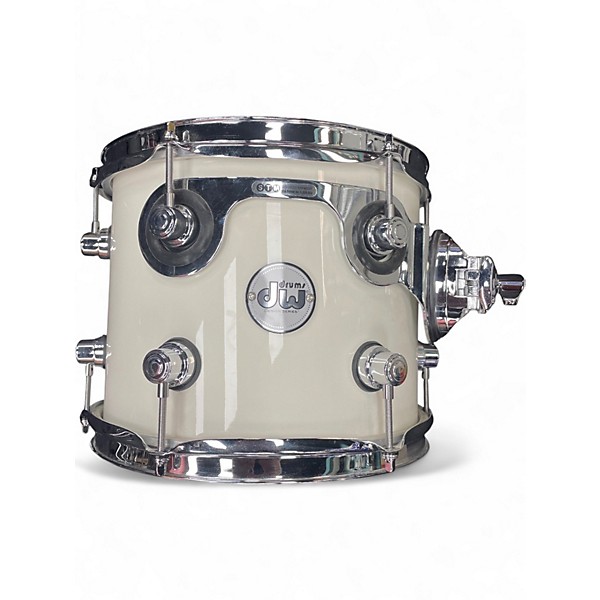 Used DW 4 Piece Design Series Piano White Drum Kit