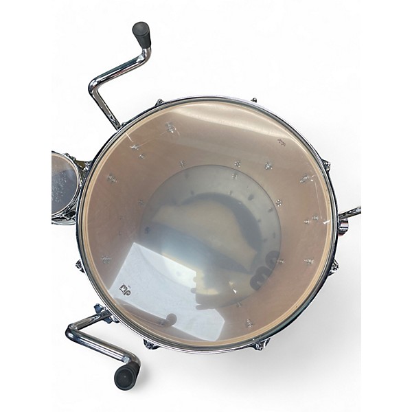 Used DW 4 Piece Design Series Piano White Drum Kit