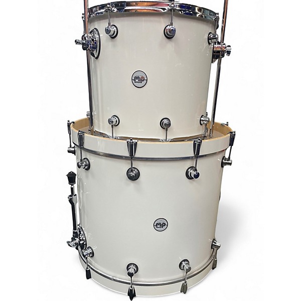 Used DW 4 Piece Design Series Piano White Drum Kit