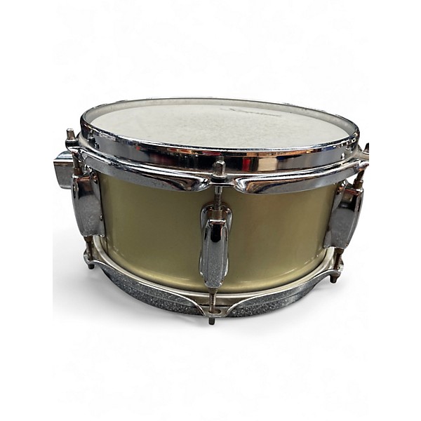 Used Slingerland 10in Popcorn Snare Worn Yellow Drum