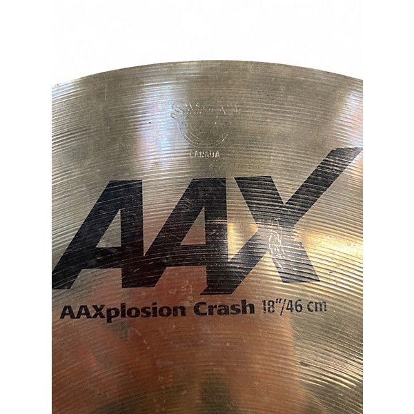Used SABIAN 18in AAX Xplosion Crash Cymbal