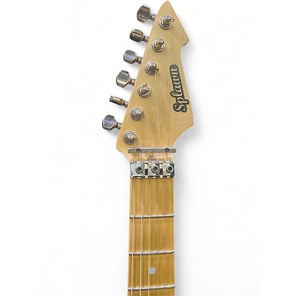 Used Splawn SS1 Red Sparkle Relic Solid Body Electric Guitar