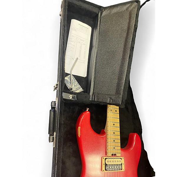 Used Splawn SS1 Red Sparkle Relic Solid Body Electric Guitar