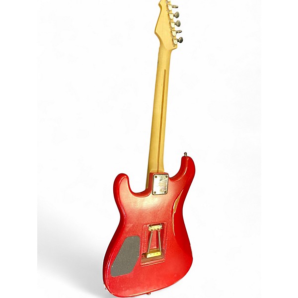 Used Splawn SS1 Red Sparkle Relic Solid Body Electric Guitar