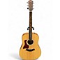 Used Taylor 110E Left Handed Natural Acoustic Electric Guitar thumbnail