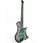 Used Overload Guitars Achilles 5 Custom Rainbow Burl Electric Bass Guitar thumbnail