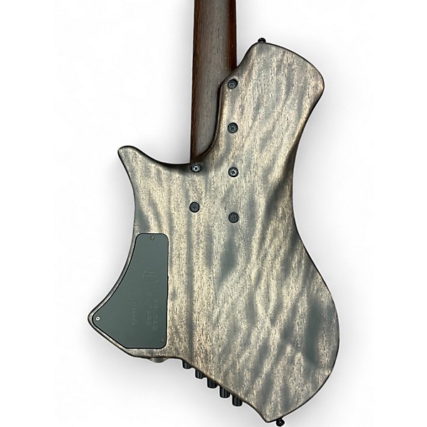 Used Overload Guitars Achilles 5 Custom Rainbow Burl Electric Bass Guitar