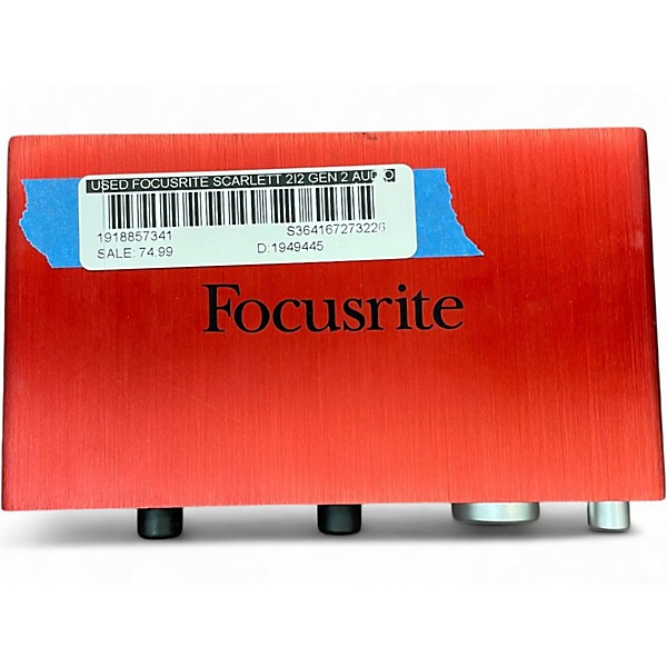 Used Focusrite Scarlett 2i2 Gen 2 Audio Interface