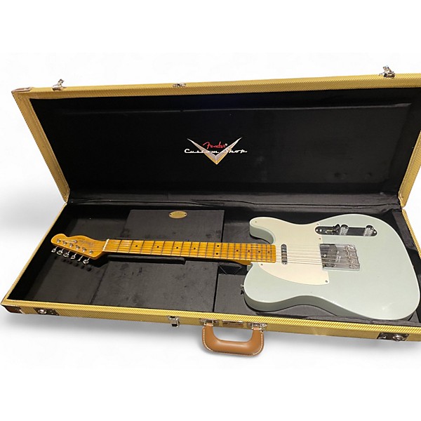Used 2025 Fender Custom Shop '55 Reissue Telecaster Journeyman Relic Sonic Blue Solid Body Electric Guitar