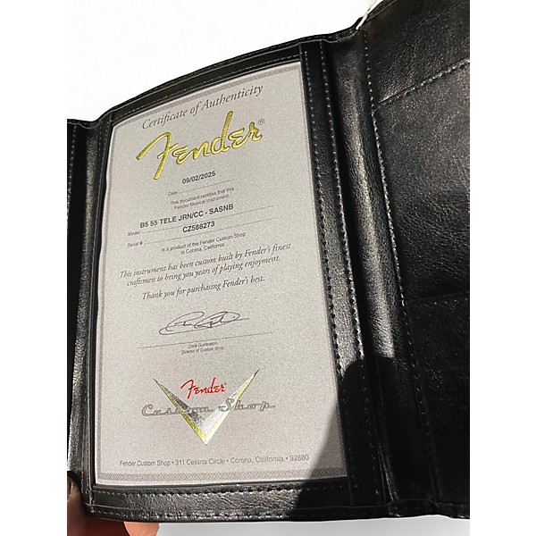 Used 2025 Fender Custom Shop '55 Reissue Telecaster Journeyman Relic Sonic Blue Solid Body Electric Guitar