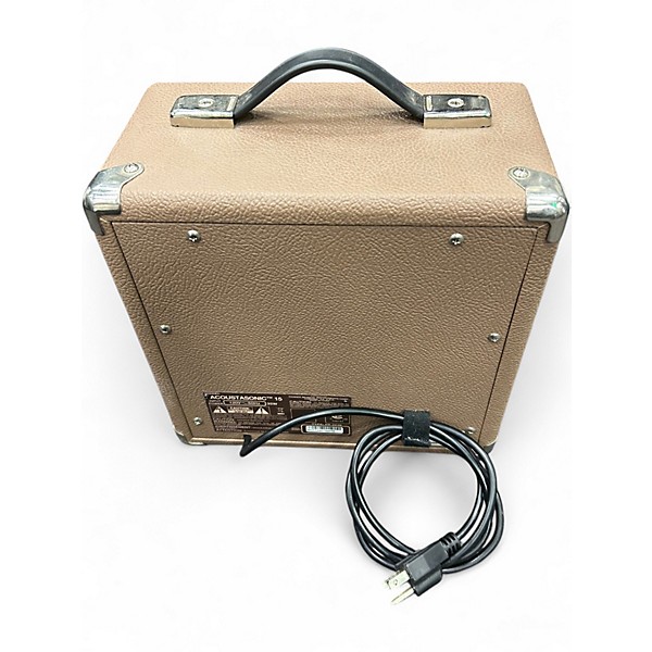 Used Fender Acoustasonic 15 Acoustic Guitar Combo Amp