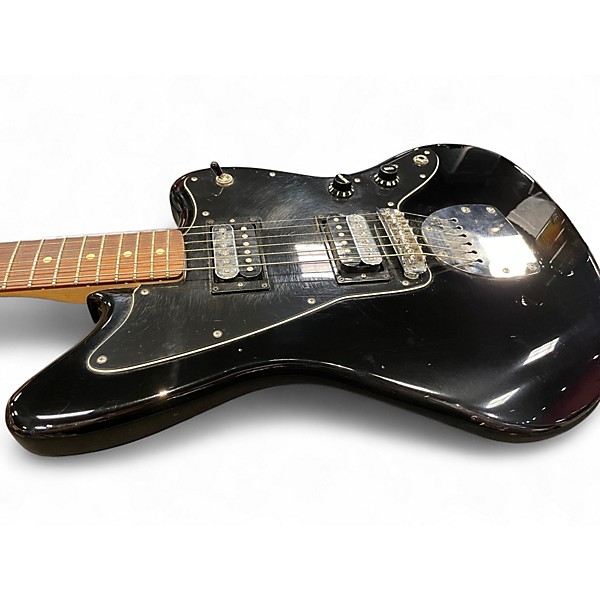 Used 2015 Fender Standard Jazzmaster HH Black Solid Body Electric Guitar