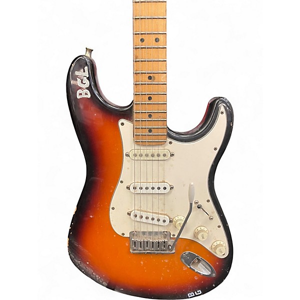 Used 1994 Fender American Standard Stratocaster 3 Color Sunburst Solid Body Electric Guitar