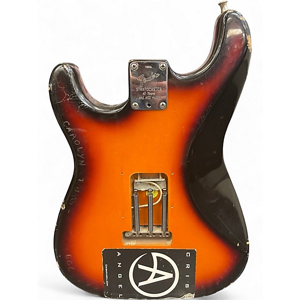 Used 1994 Fender American Standard Stratocaster 3 Color Sunburst Solid Body Electric Guitar