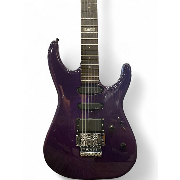 Used ESP THE MIRAGE Trans Purple Solid Body Electric Guitar
