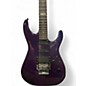 Used ESP THE MIRAGE Trans Purple Solid Body Electric Guitar