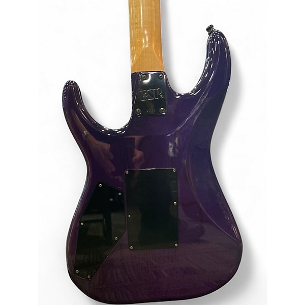 Used ESP THE MIRAGE Trans Purple Solid Body Electric Guitar