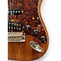 Used ESP Custom Koa Strat Brown Solid Body Electric Guitar
