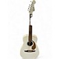 Used Fender MALIBU PLAYER Arctic White Acoustic Electric Guitar thumbnail