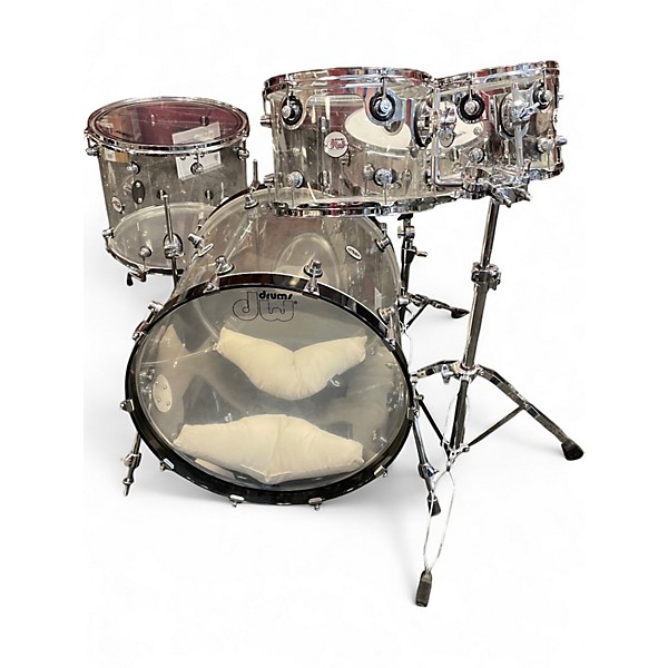 Used DW 5 Piece Performance Series ACRYLIC Drum Kit