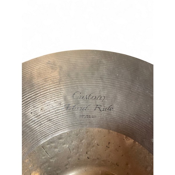 Used Zildjian 20in K Custom Hybrid Ride Cymbal
