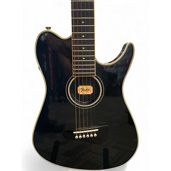 Used Fender SANTA ROSA Black Hollow Body Electric Guitar