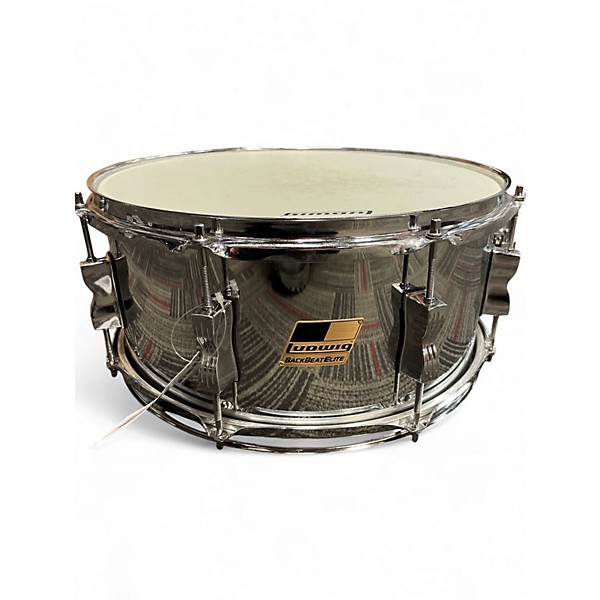 Used Ludwig 14X6.5 Backbeat Elite Snare Chrome Drum