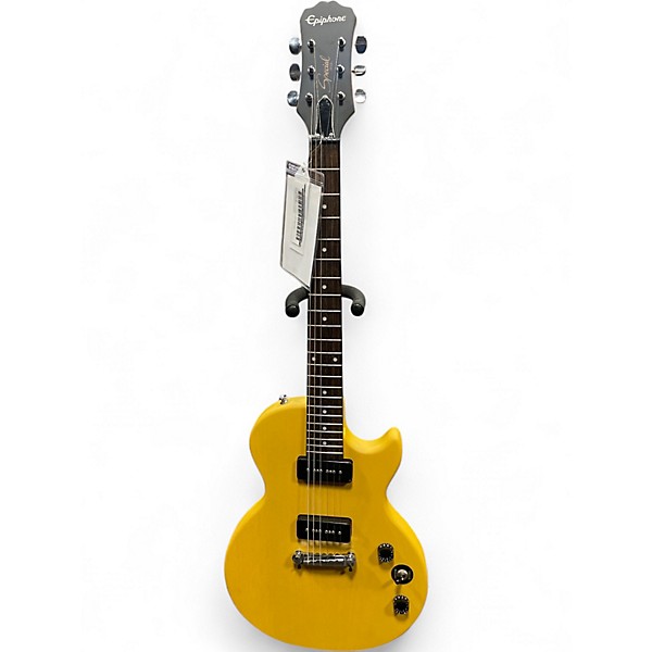 Used Epiphone Les Paul Special P90S Worn TV Yellow Solid Body Electric Guitar