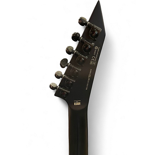 Used ESP LTD M-HT Black Metal Black Solid Body Electric Guitar