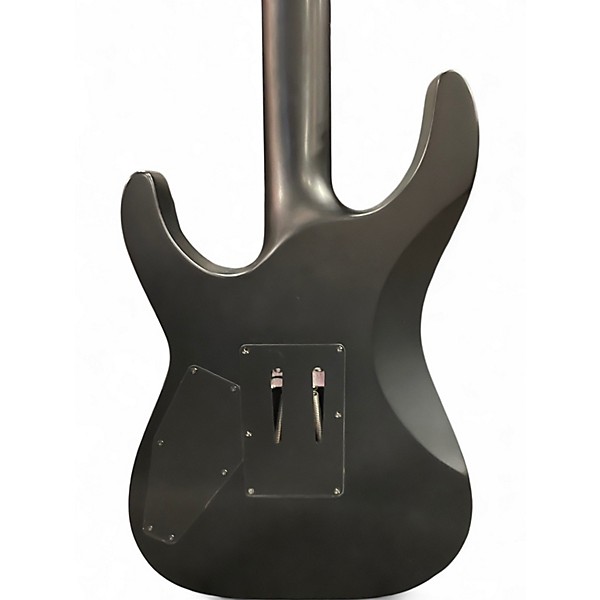 Used ESP LTD M-HT Black Metal Black Solid Body Electric Guitar