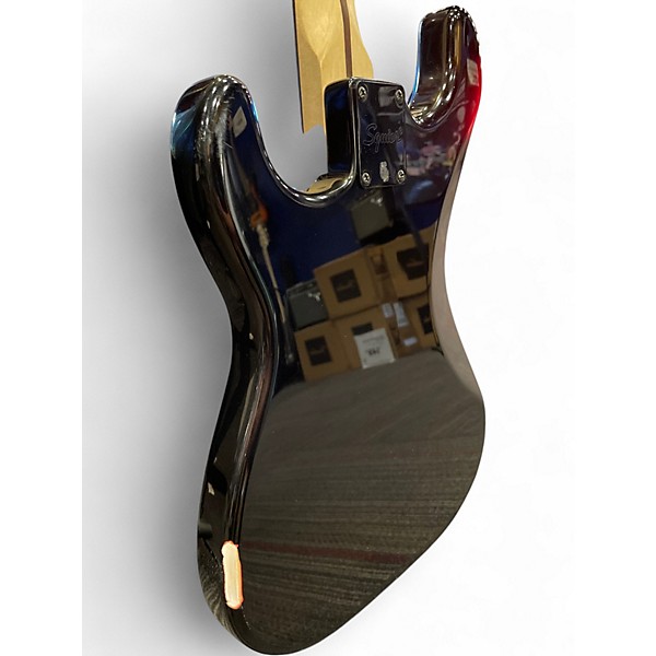 Used Squier Stratocaster HSS Black Solid Body Electric Guitar