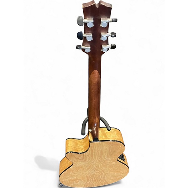 Used Mitchell MX400 QAB EXOTIC Natural Acoustic Electric Guitar