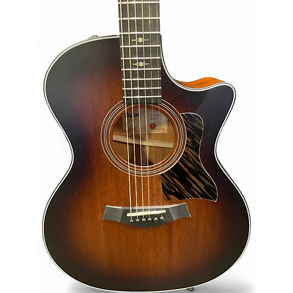 Used Taylor 324CE shaded edge burst Acoustic Electric Guitar