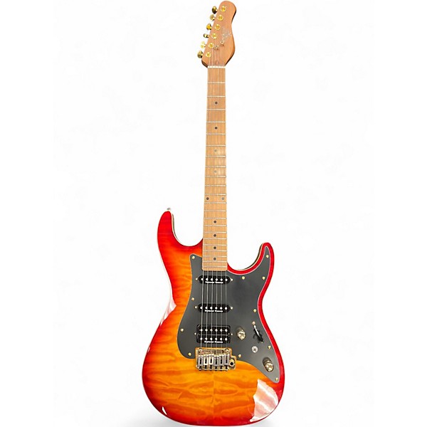 Used Michael Kelly MOD SHOP 67 DUNCAN 3 Tone Sunburst Solid Body Electric Guitar