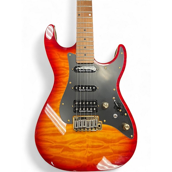 Used Michael Kelly MOD SHOP 67 DUNCAN 3 Tone Sunburst Solid Body Electric Guitar