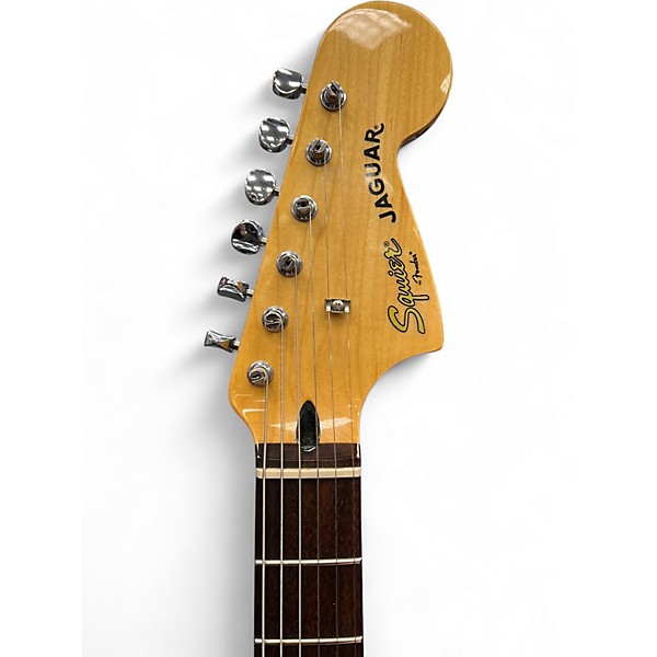 Used Squier Vintage Modified Jaguar 3 Color Sunburst Solid Body Electric Guitar