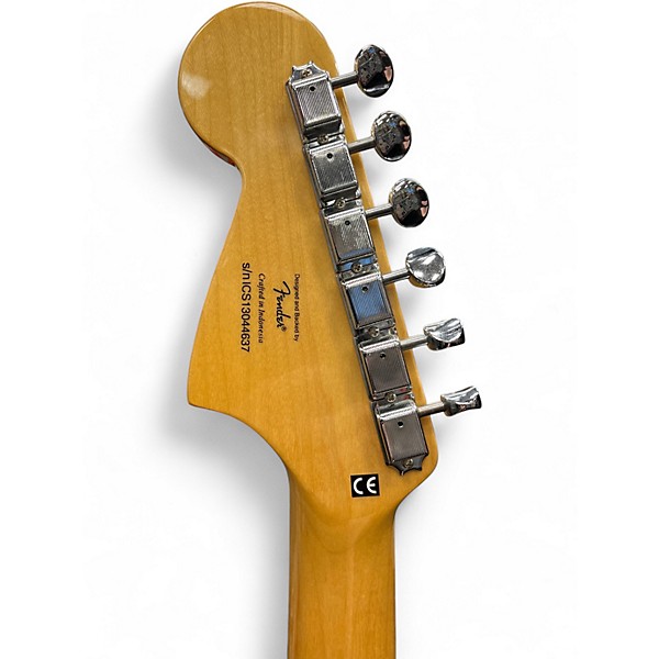 Used Squier Vintage Modified Jaguar 3 Color Sunburst Solid Body Electric Guitar