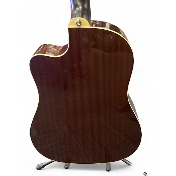 Used Epiphone AJ220SCE Tobacco Burst Acoustic Electric Guitar