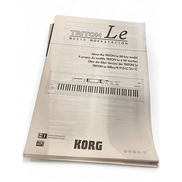 Used KORG Triton Le88 Keyboard Workstation