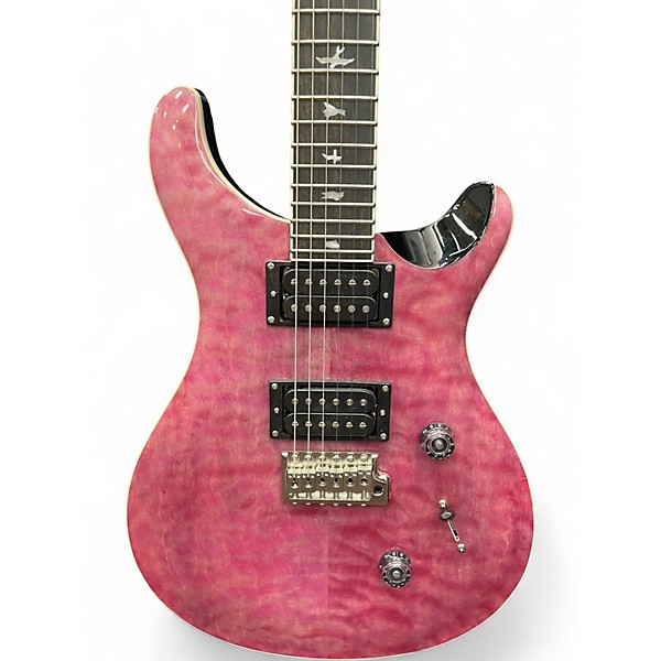 Used PRS SE Custom 24 QUILT VIOLET Solid Body Electric Guitar