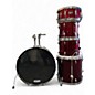 Used Ludwig 5 Piece Accent Red Drum Kit thumbnail