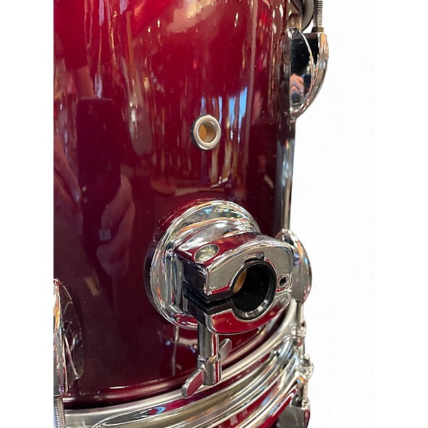 Used Ludwig 5 Piece Accent Red Drum Kit