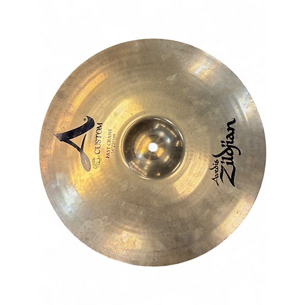 Used Zildjian 14in A Custom Fast Crash Cymbal