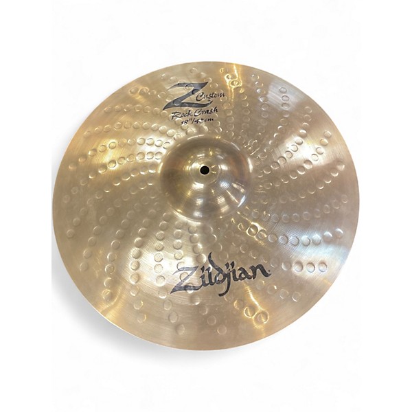 Used Zildjian 18in Z Custom Rock Crash Cymbal