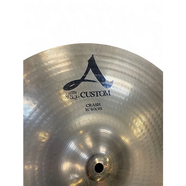 Used Zildjian 16in A Custom Crash Cymbal